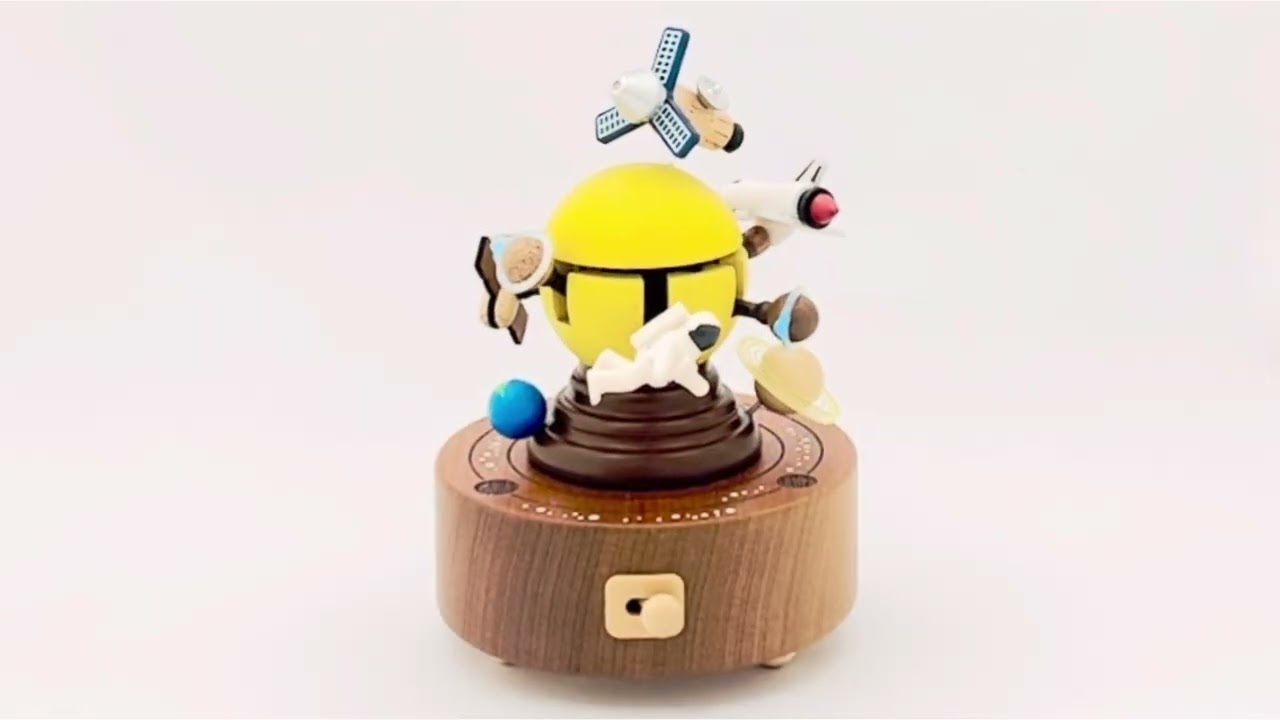 木製からくりオルゴール 宇宙探検 - 世界の音楽ギフトショップ レオノーレ