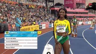 The Fastest Women's 4x400m | England Defeats Jamaica Team