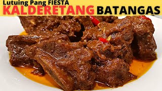 KALDERETANG BATANGAS | Kalgeretang Batangas | Kalderetang Baka BATANGAS Style |Beef Caldereta Recipe