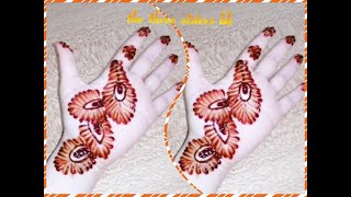 #نقش_حناء نقش حناء سهل للمبتدئات بالنقط henna design