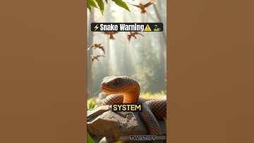 🐍 Did You Know Snakes Predict Earthquakes? 🌍 #shorts #didyouknow #facts #snake