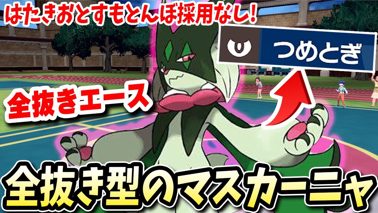 ぶっ壊れてる マスカーニャ のつめとぎ全抜きエースで暴れるのマジでやばいwwwwww ポケモンバイオレットスカーレット ポケモンsv Youtube