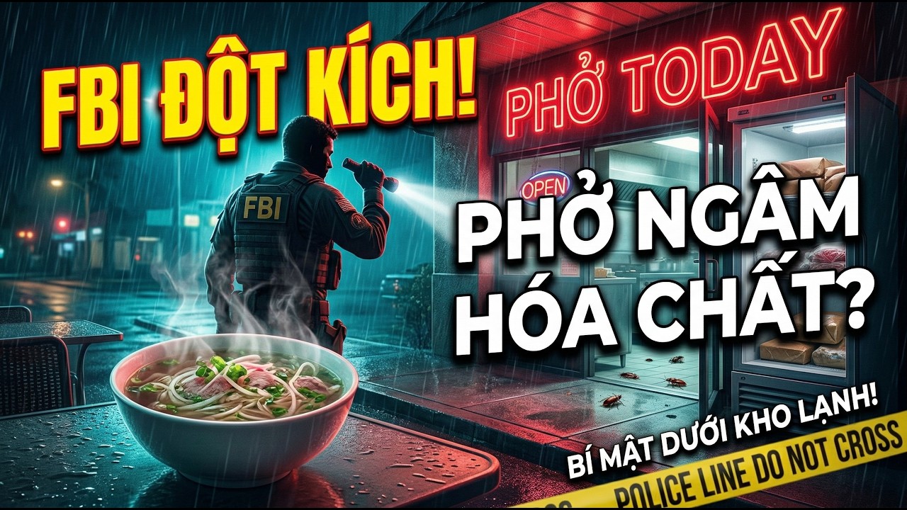 FBI Đột Kích Quán “Phở Today” Ở Florida: Tủ Đông Bí Mật Và Sự Thật Rợn Người