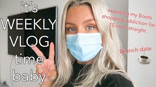 WEEKLY VLOG | Boots haul &amp; out for brunch