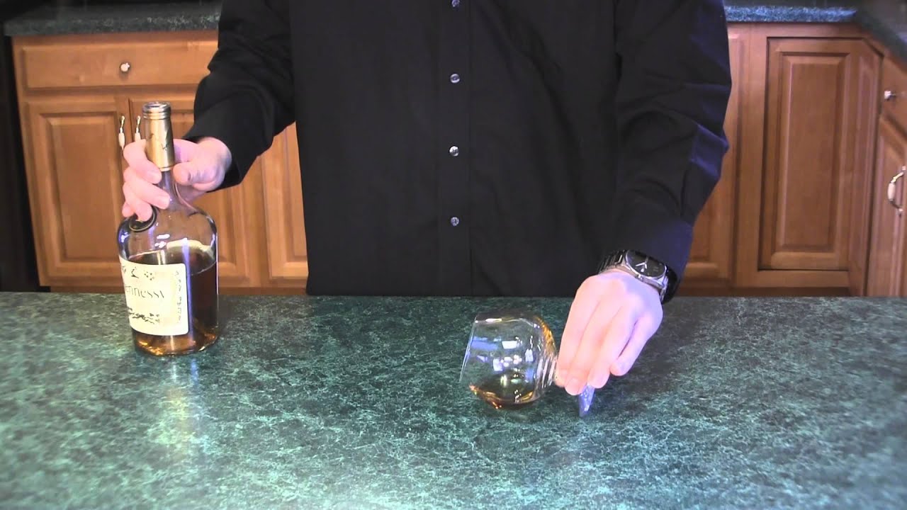 How To Pour And Serve A Shot Of Cognac