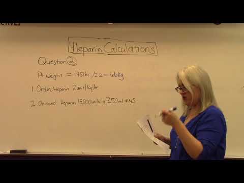 Heparin Calculations