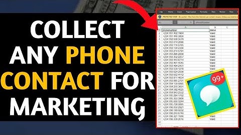 How To Extract Phone Numbers For Free (Phone Number Extractor)