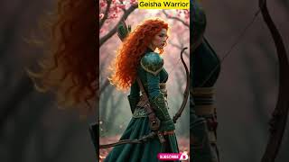 Disney Princess Transforms Into A Geisha Warrior