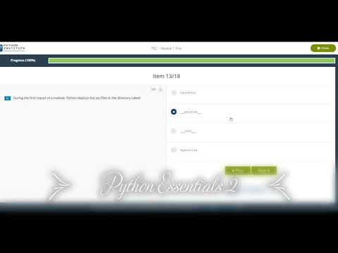 #cisco python essential 2// module 1 test answers