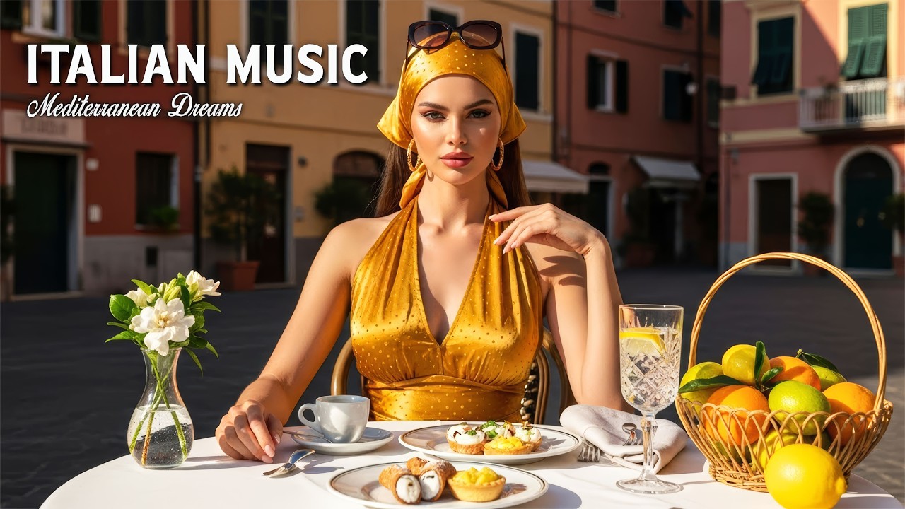 Mediterranean Music & Italian Vibes 🎶 Romantic Mediterranean Instrumentals & Dreamy Views 4K