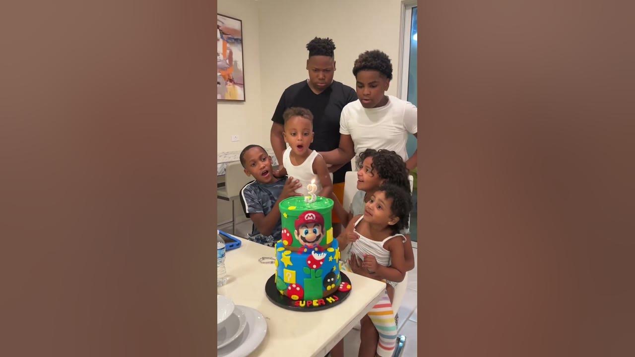 Big boy destroys baby mj birthday party #shorts