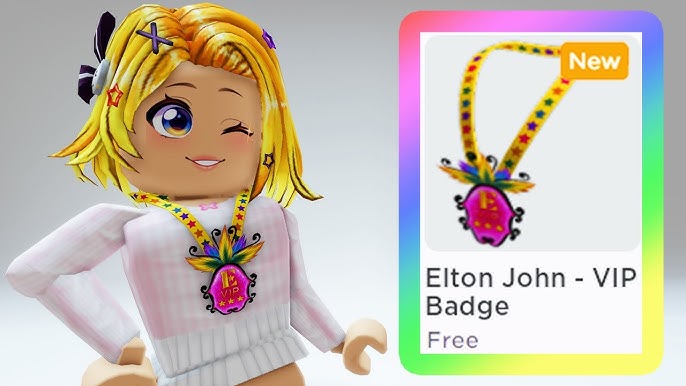 Roblox FREE Items in Elton John's Experience, 👍 LIKE for more ROBLOX  VIDEOS 🔥 FOLLOW for being AWESOME ▻ Roblox Group ▻   ▻  ▻, By LectPlays