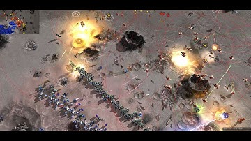 Beyond All Reason Gameplay 1v2 Hard AI Comet Catcher