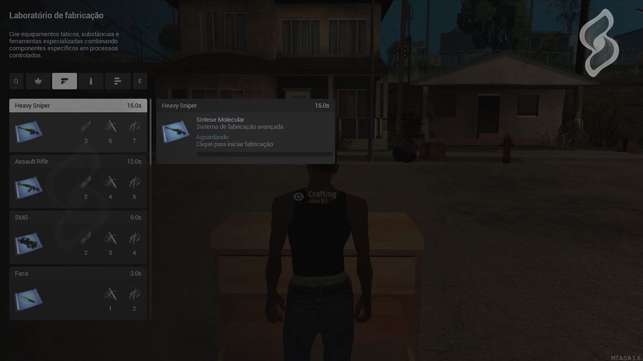 Sync Resources - Crafting System [MTA:SA]