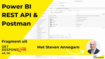 Power BI Rest API en Postman - in 1 minuut(je)
