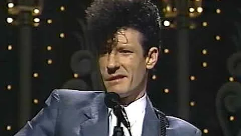 Lyle Lovett & Francine Reed on Johnny Carson's sho...