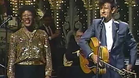 Lyle Lovett & Francine Reed on Johnny Carson's sho...