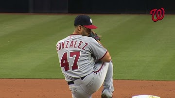 WSH@SD: Gonzalez fans five over 6 2/3 solid frames