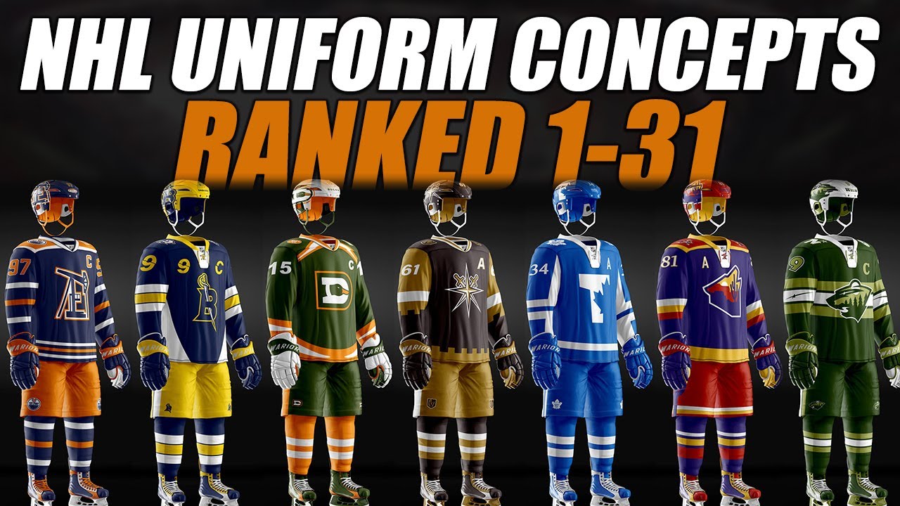 NHL Jersey Concepts Ranked 1-31! Ft. Ferry Designs