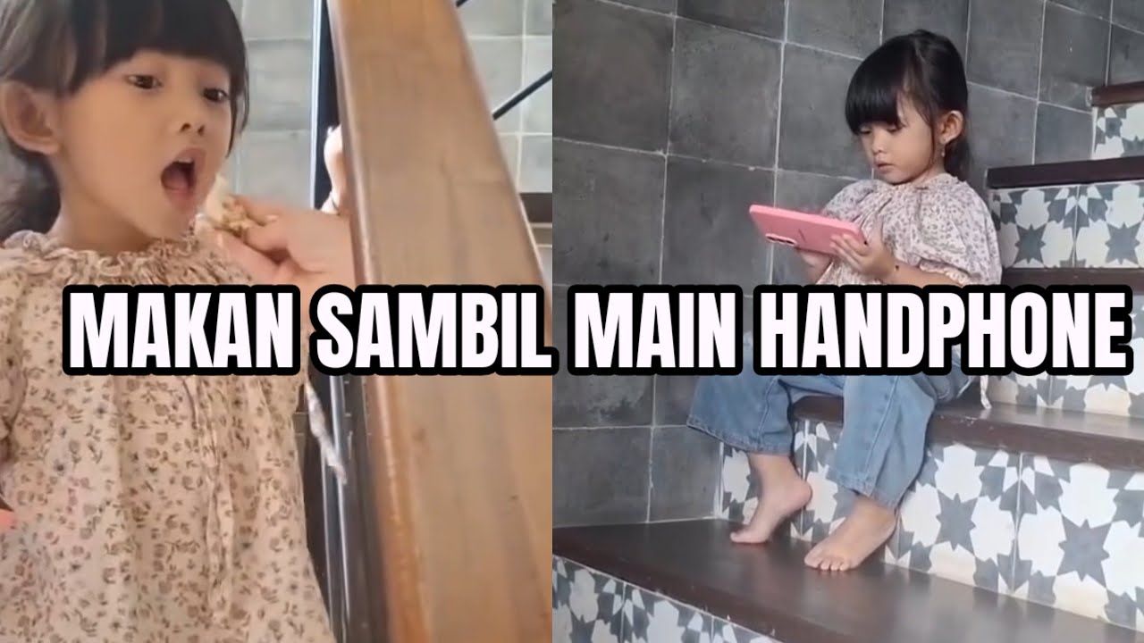 DI SUAPIN SAMBIL MAIN HANDPHONE