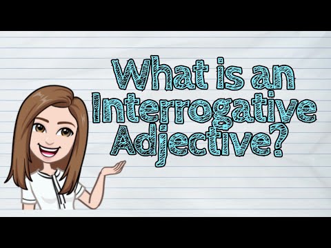 (ENGLISH) What is an Interrogative Adjective? | #iQuestionPH