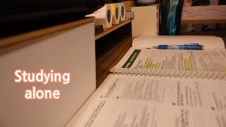 [25.07.02] Studying alone | 직장인 산업안전기사 실기 D-17 새벽 공부 | 모닥불 Bonfire ASMR