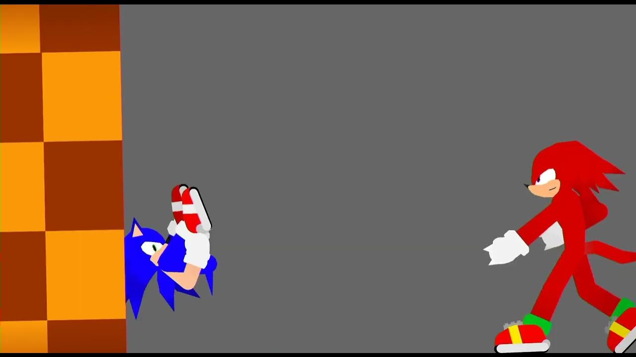 Sonic vs knuckles stick nodes YouTube