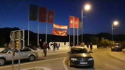 RTV Cetinje - Na kružnom toku mirno - put i dalje blokiran