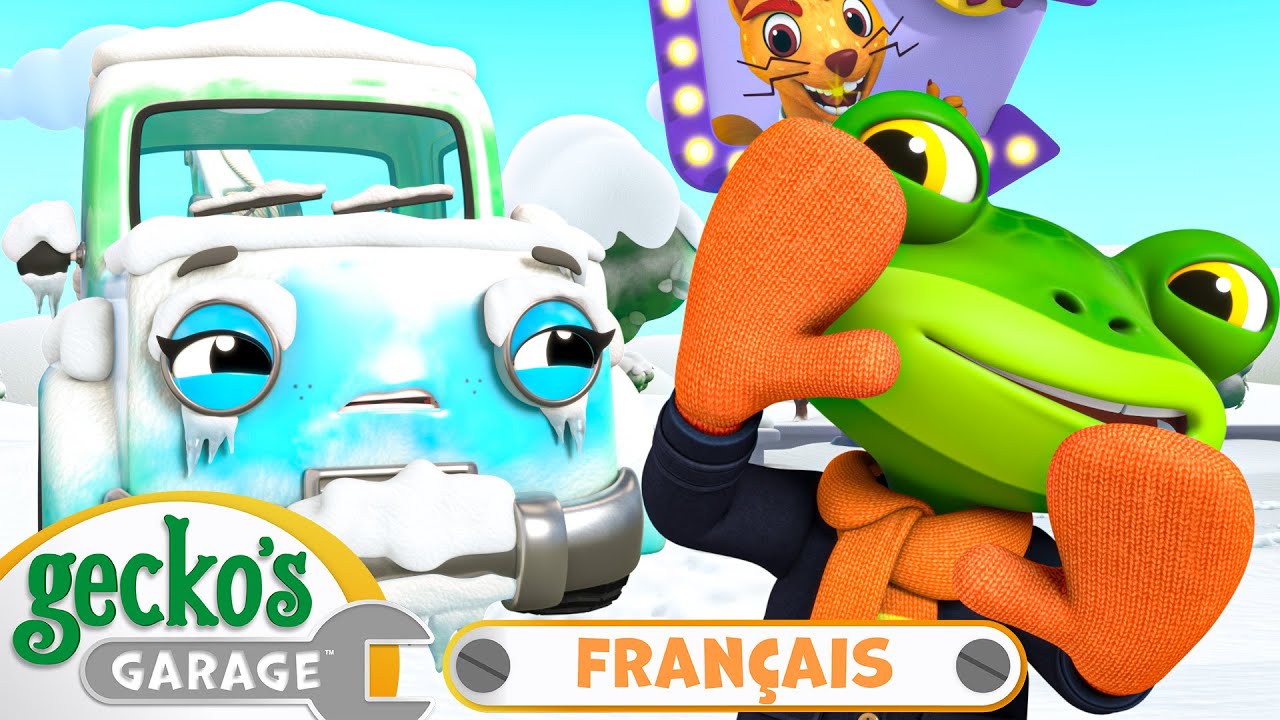 Tilly la Boule de Neige  Le Garage de GeckoCamions pour enfants