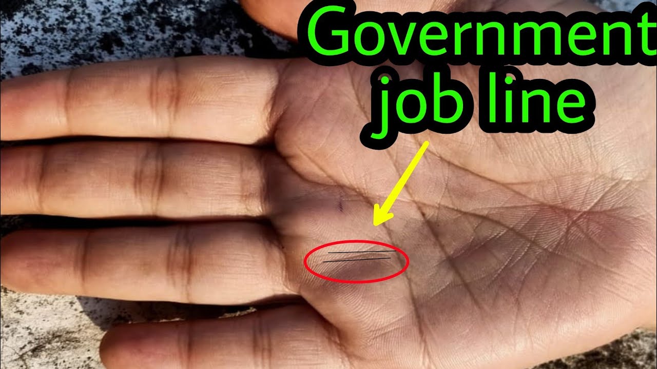 Government job line in female hand !! सरकारी नौकरी होने और उच्च पद प्राप्त करने के योग YouTube