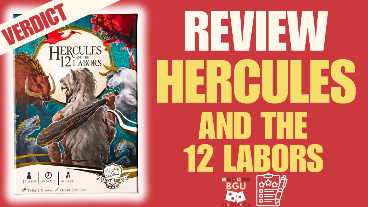 Hercules and The 12 Labors Game Review YouTube