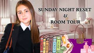 MIMI'S SUNDAY NIGHT RESET! 🎀 ✨ SCHOOL PREP + ROOM TOUR 🛌📚