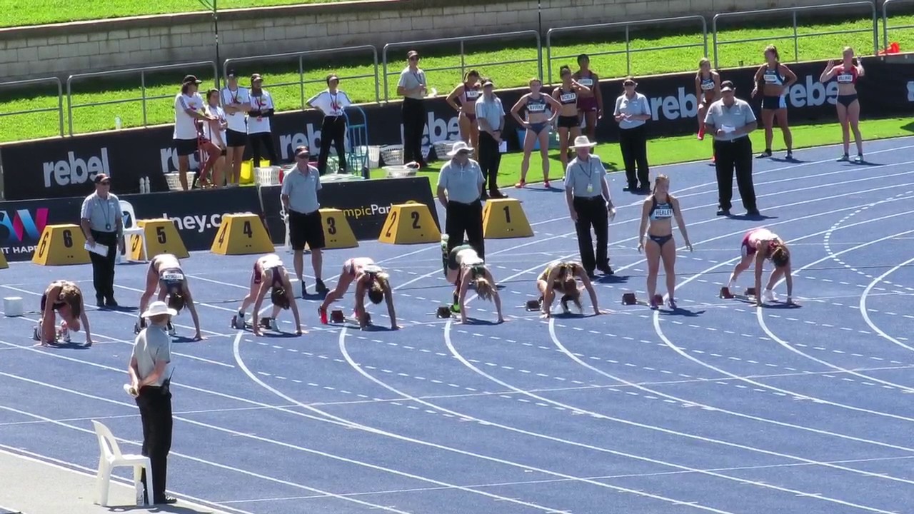 100m U20 H2 Georgia Hull 11.79 +1.7 Australian Athletics Championships 2017