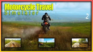 Motorcycle Travel Simulator ep2 うーん、新しいアップデート - レース |ビルド |天気 screenshot 1
