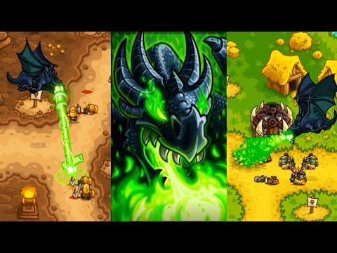 Видео: БЕРЕСАД - черный дракон. Обзор героя игры Kingdom Rush Vengeance!