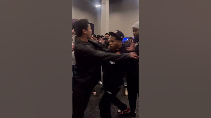 Devin Haney & Ryan Garcia HEATED EXCHANGE In Las Vegas
