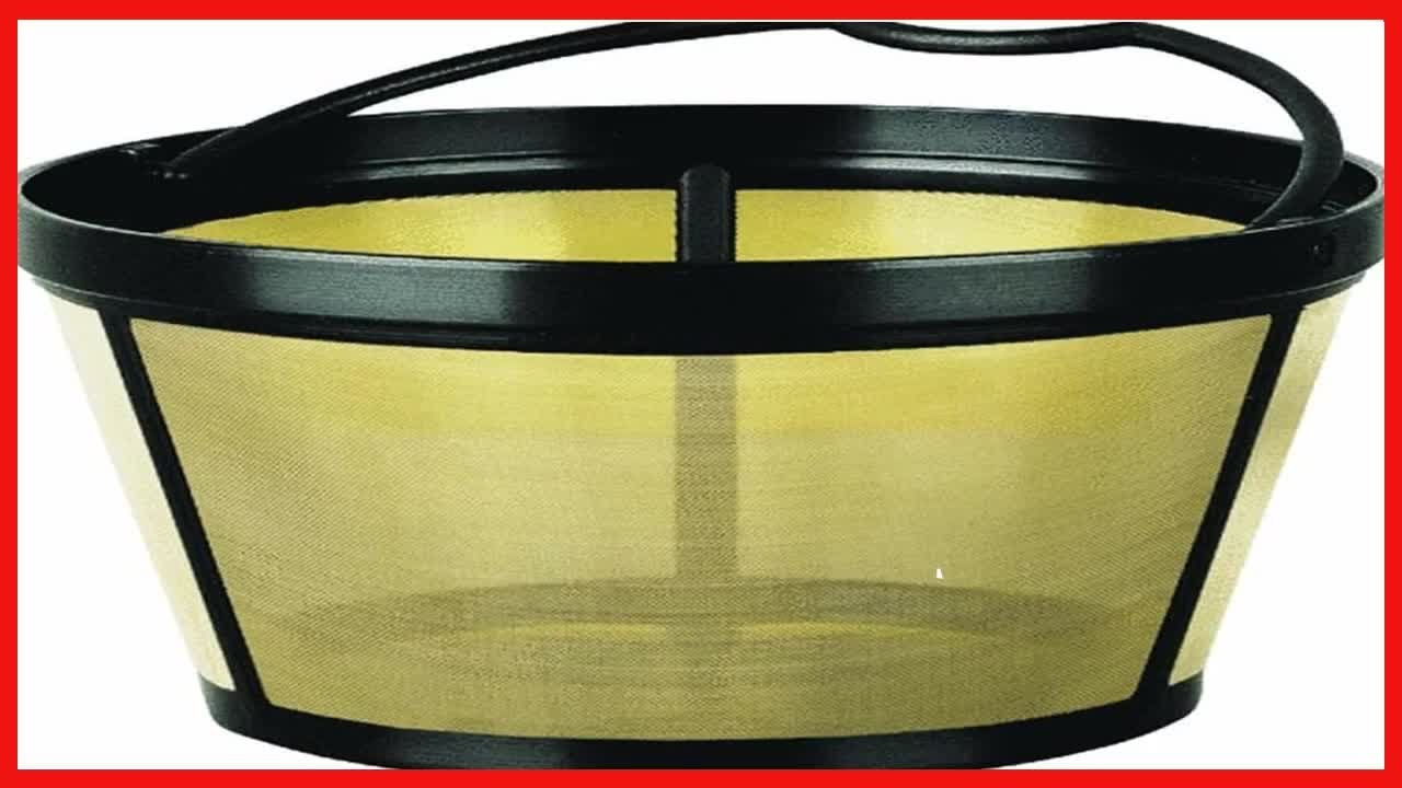 Mr. Coffee BasketStyle Gold Tone Permanent Filter YouTube