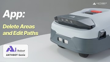 How to Manage Area Deletion and Path Editing with Genie APP | ANTHBOT