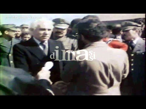 زيارة الرئيس الشادلي بن جديد إلي مدينة الأصنام المنكوبة سنة 1980 بعد الزلزال المدمر
