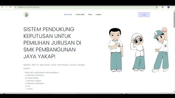 Sistem Pendukung Keputusan Untuk Pemilihan Jurusan di SMK Dengan Metode Decision Tree C4.5