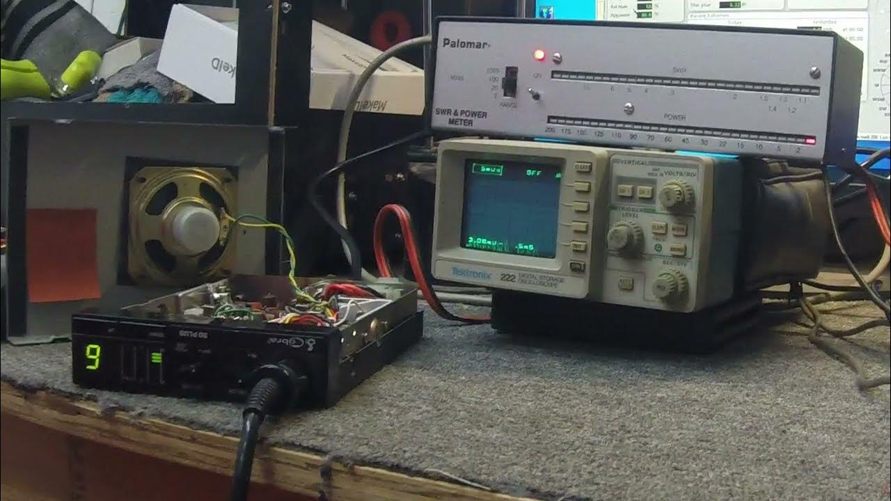 Cobra 20 Plus 40 Channel CB Radio Peak and Review YouTube