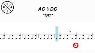 TNT - AC⚡DC - Drum Score
