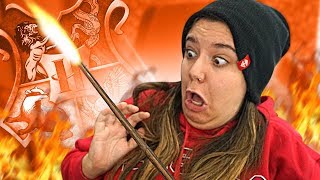 Harry Potter Fogo Varinha Mágica Mago Flash Staff INCENDIO, Real Fireb –  Hamarinn