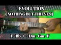 EVOLUTION ( NOTHING BUT THIEVES ) BASIC CHORDS TUTORIAL GUITAR