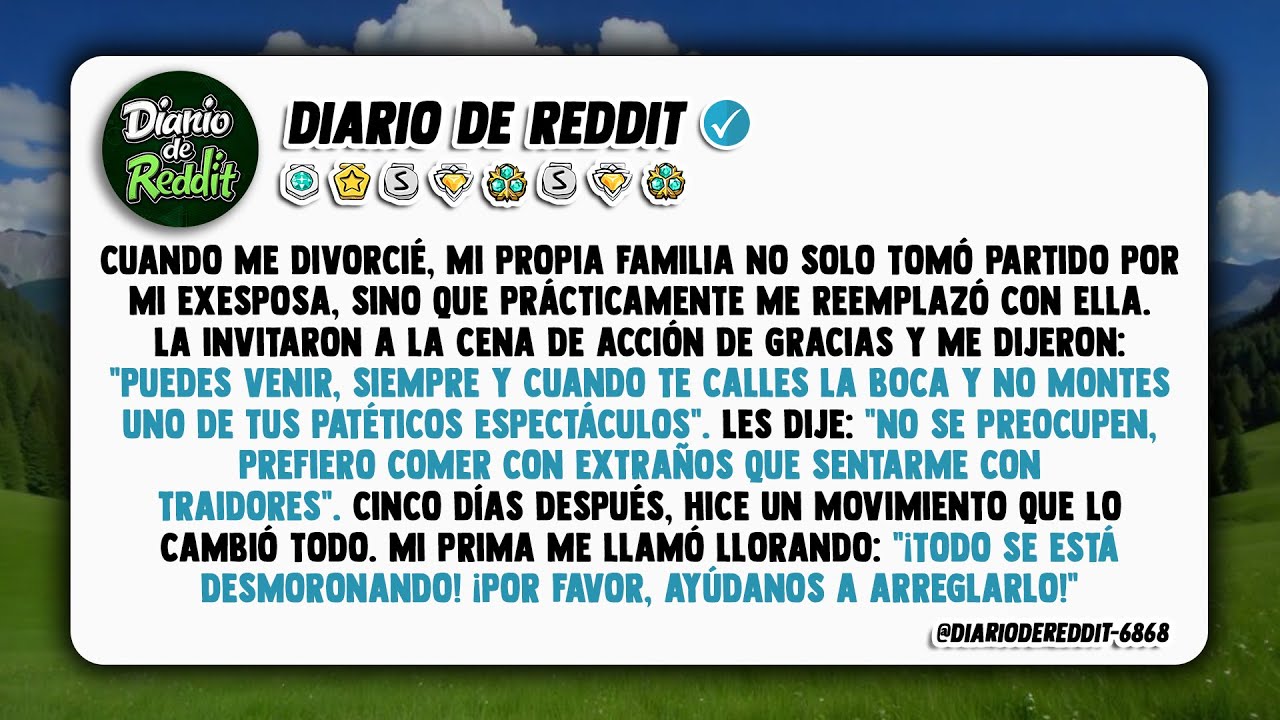 Cuando me divorcié, mi propia familia no solo tomó partido por mi exesposa, sino que prácticamente..