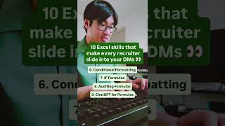 10 Excel skills that make every recruiter slide into your DMs 👀
