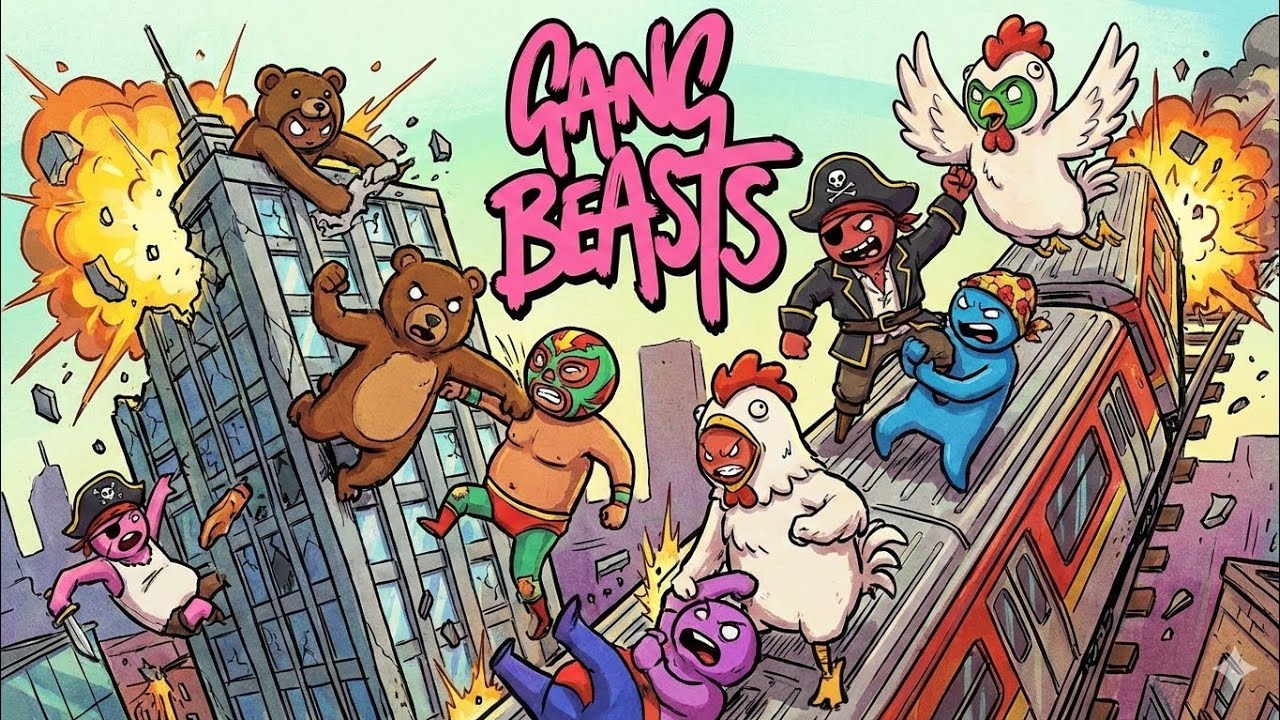GELİN LAN | ŞERO TOLGA | KAZANABİLİCEKMİYİM | EKİPLE GANG BEASTS OYNUYORUZ |