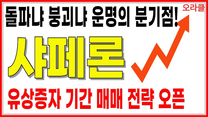 🔥 [샤페론] "120일선 돌파 임박! 지금이 기회일까, 마지막 경고일까?" 주가전망. 오라클.