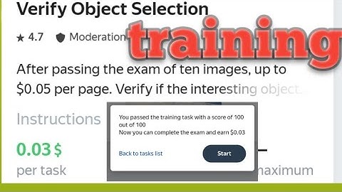 Verify Object Selection || 0.03$ training || #toloka