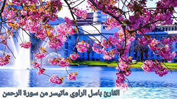 تلاوة القارئ باسل الراوي ماتيسر من سوره الرحمن